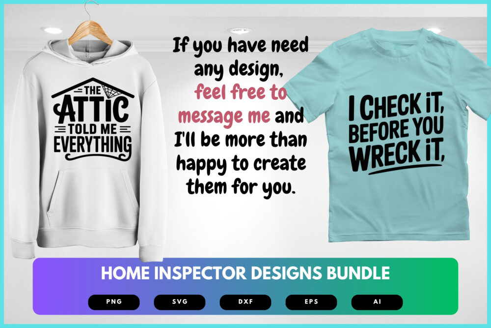 Home Inspector SVG Bundle | Real Estate Clipart, House Inspection Silhouette Cut Files for Cricut & Sublimation - Image 8