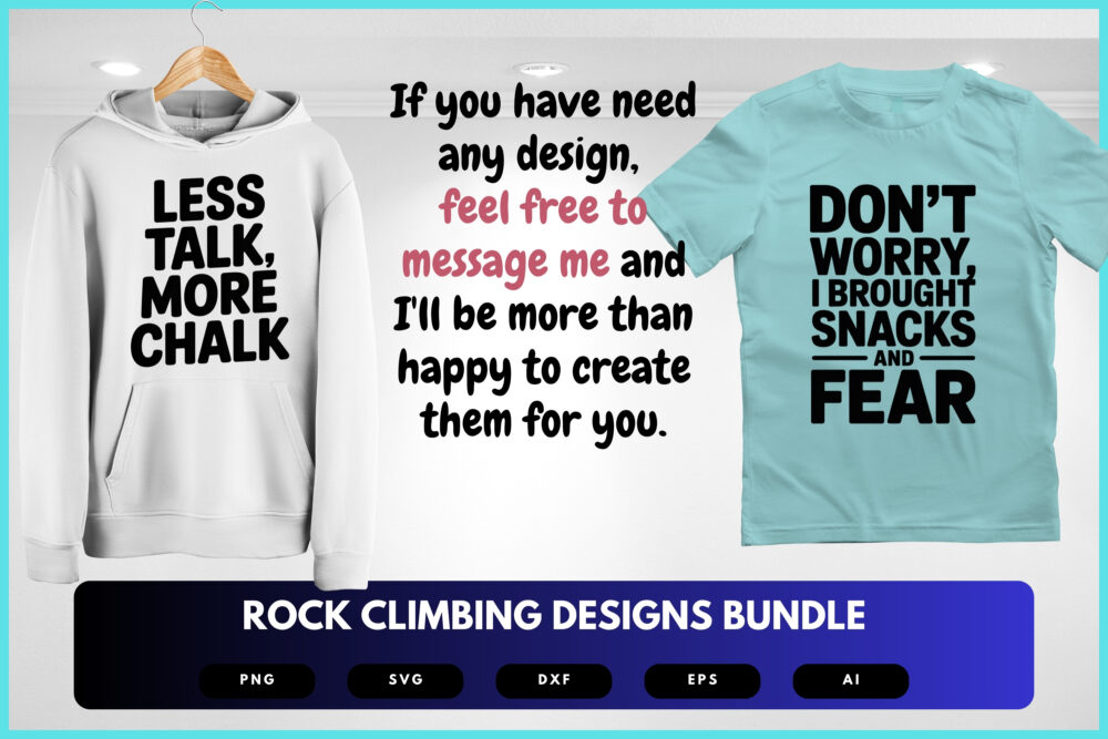 Rock Climbing SVG Bundle | Mountain Climber Clipart, Adventure Silhouette Cut Files for Cricut & Sublimation - Image 8