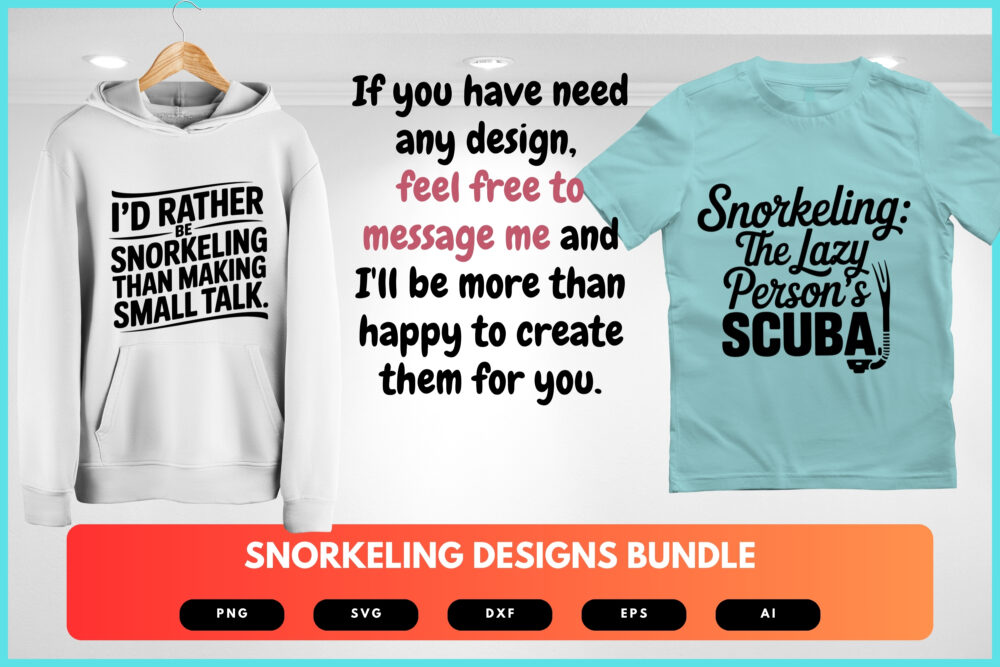 Snorkeling SVG Bundle | Ocean Adventure Clipart, Underwater Life Designs & Cricut Cut Files for Water Sports - Image 8