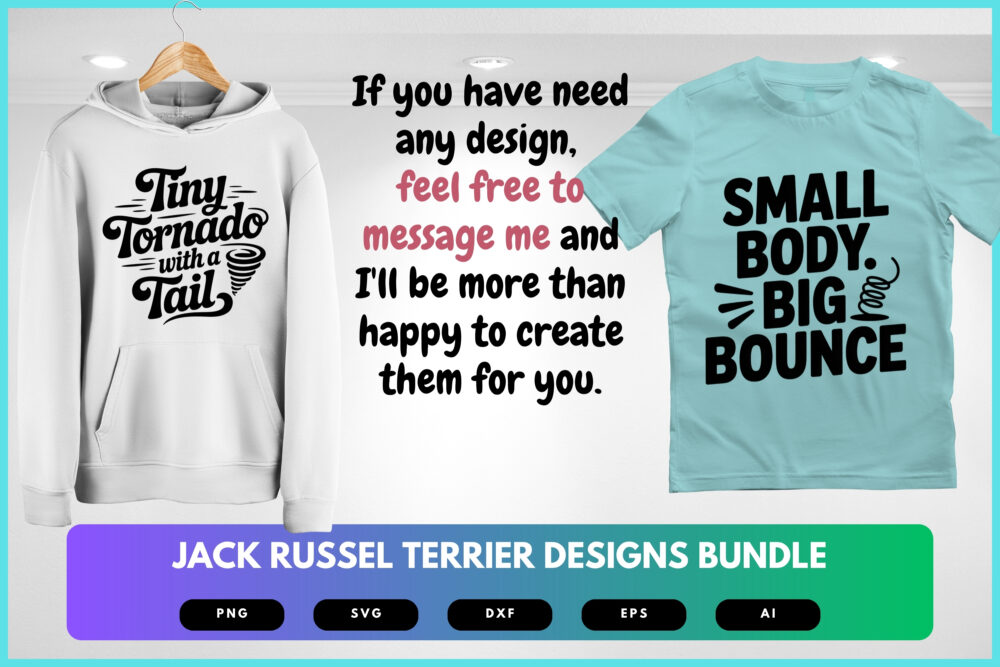 Jack Russell Terrier SVG Bundle | Dog Clipart, Energetic Pet Silhouette Cut Files for Cricut & Sublimation - Image 8