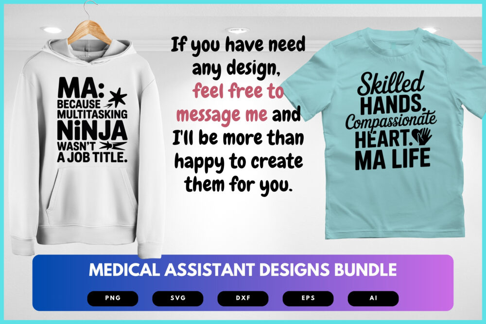 Medical Assistant SVG Bundle | Healthcare Quotes, Clinic Staff Cut Files for Cricut, Silhouette & Sublimation - Image 7