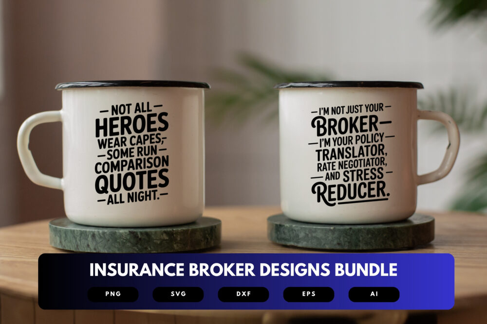 Insurance Broker SVG Bundle | Financial Quote Clipart, Policy Cut Files for Cricut & Sublimation - Image 8