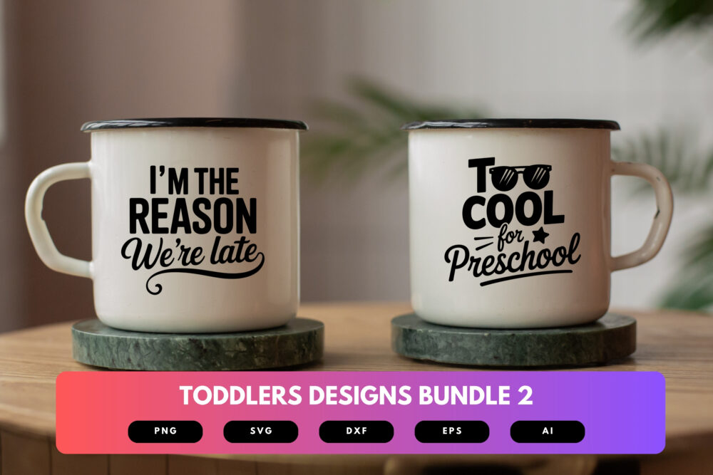 Toddler SVG Bundle | Funny Toddler Quotes, Cute Baby Clipart for Cricut & Sublimation - Image 6