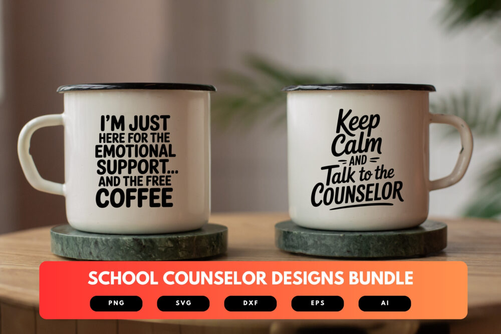 School Counselor SVG Bundle | Motivational Quotes , Education Cut Files for Cricut & Sublimation - Image 7