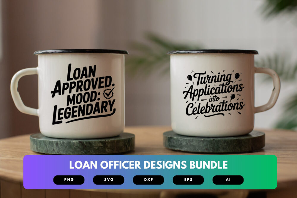 Loan Officer SVG Bundle | Mortgage Lender Clipart, Finance Quotes , Sales Cut Files for Cricut & Sublimation - Image 7