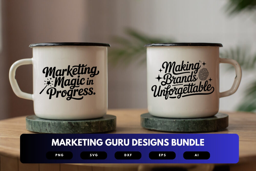 Marketing Guru SVG Bundle | Digital Marketing Quotes, Advertising Clipart , Entrepreneur Cut Files for Cricut & Sublimation - Image 6