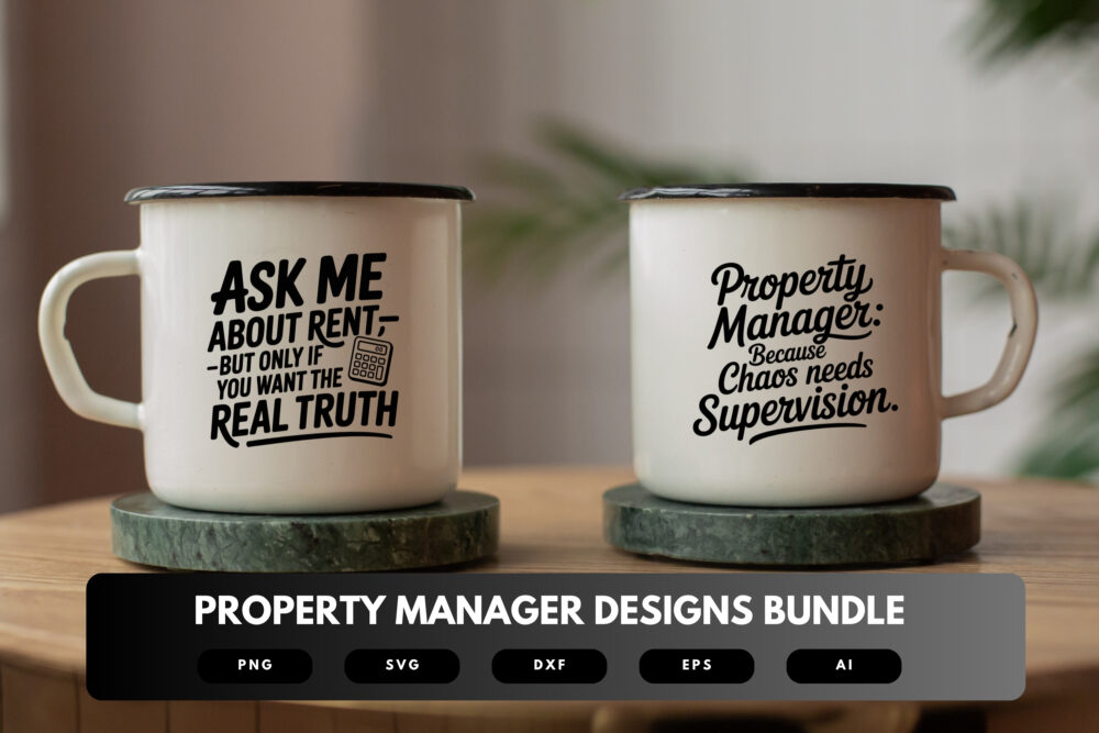 Property Manager SVG Bundle | Real Estate Clipart, Property Management Quotes , Tenant Life Cut Files for Cricut & Sublimation - Image 7