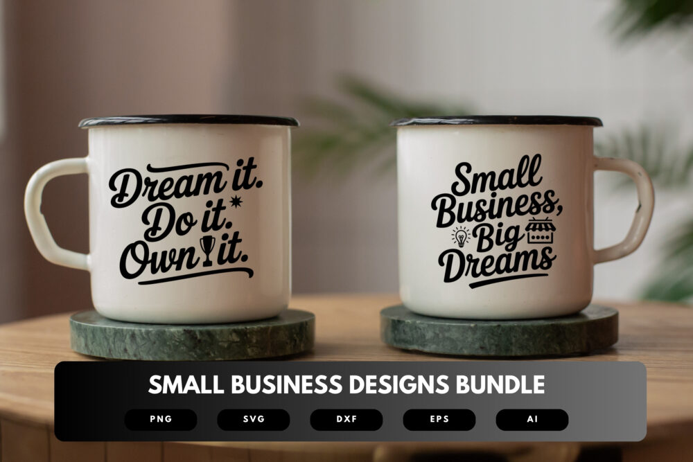 Small Business SVG Bundle | Entrepreneur Quotes, Startup Clipart , Motivational Cut Files for Cricut & Sublimation - Image 7