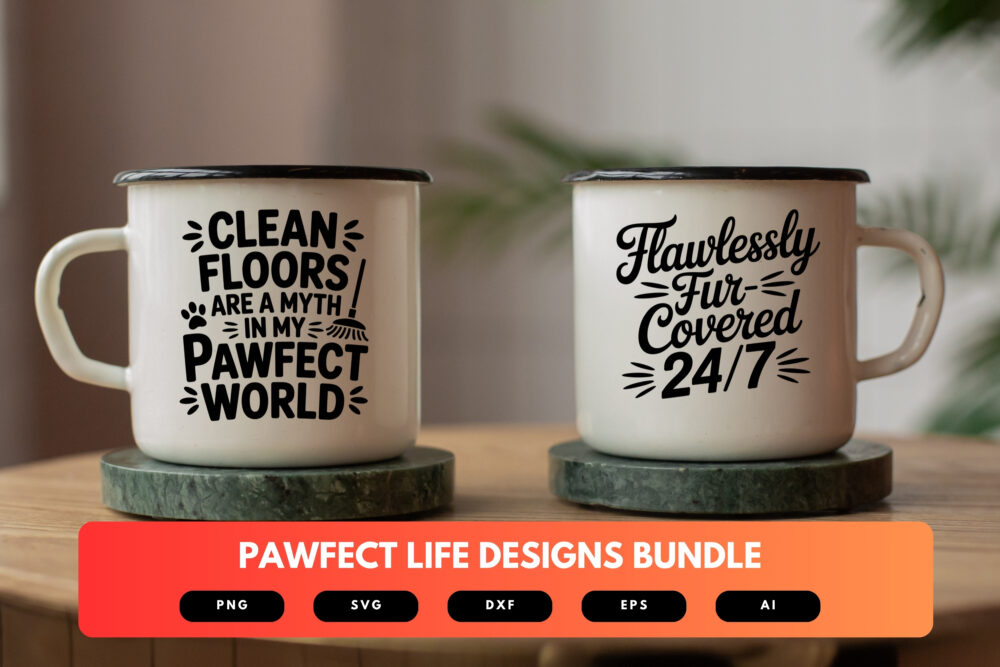 Pawfect Life SVG Bundle | Dog Lover Quotes , Pet-Themed Cut Files for Cricut, Sublimation & DIY Crafts - Image 7