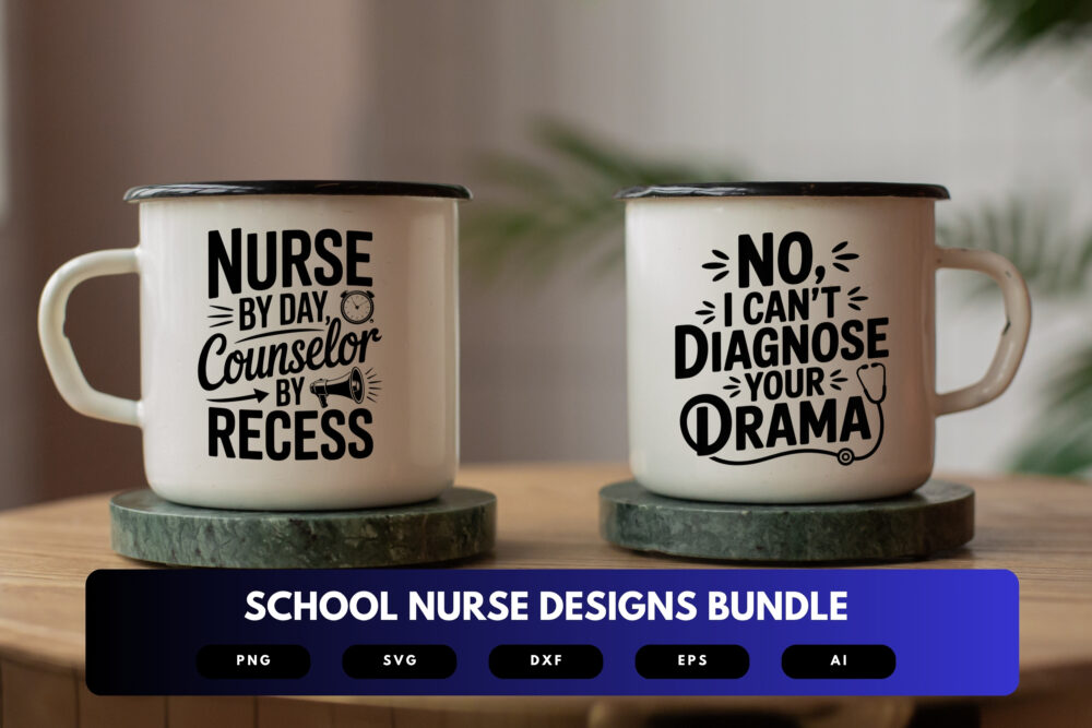 School Nurse SVG Bundle | Nursing Quotes , Healthcare Cut Files for Cricut, Sublimation & DIY Crafts - Image 7