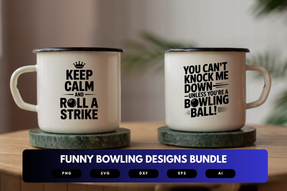Funny Bowling SVG Bundle | Humorous Bowling Clipart, Bowling Joke Cut Files for Cricut & Sublimation - Image 6