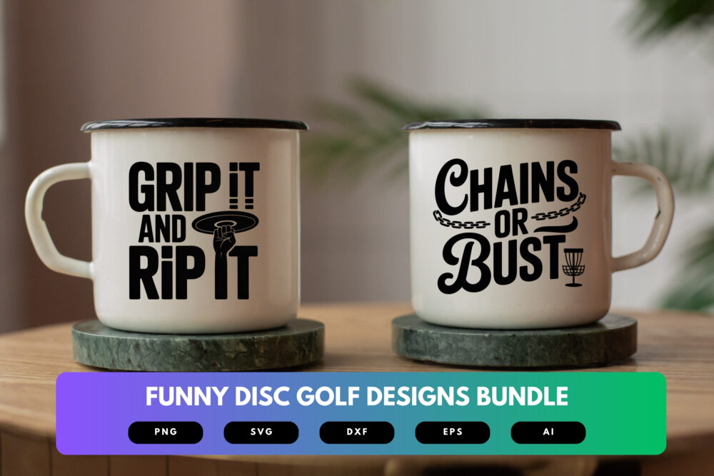 Funny Disc Golf SVG Bundle | Frisbee Golf Humor Cut Files , Player Quotes for Cricut & Sublimation - Image 7