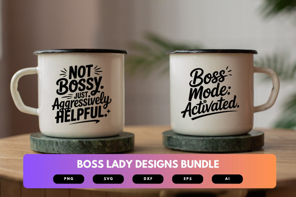 Boss Lady SVG Bundle | Empowering Women Cut Files for Cricut, Sublimation & Inspirational T-Shirts - Image 7