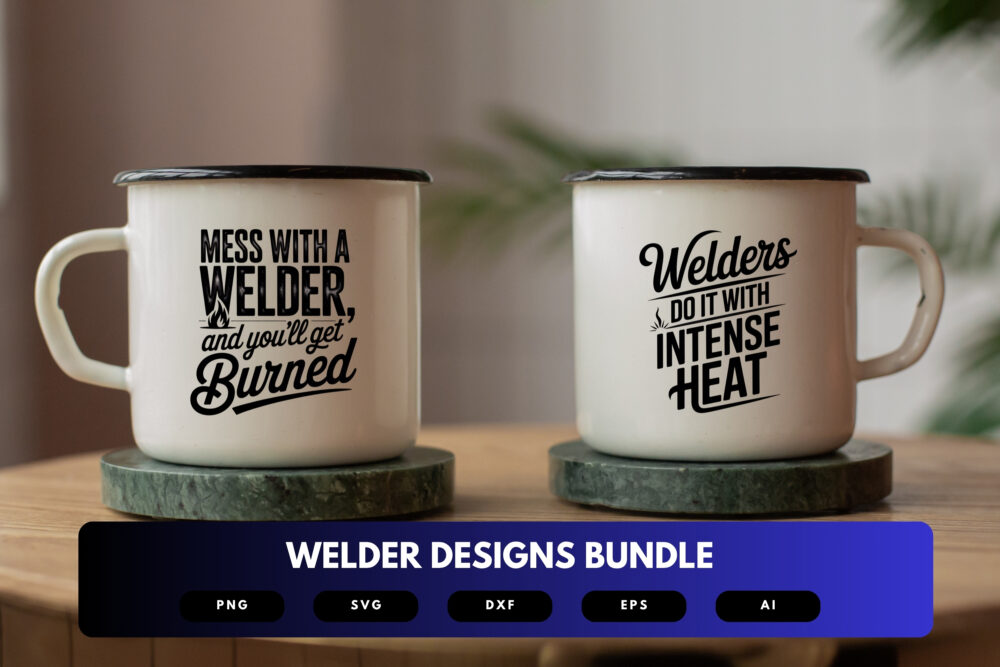 Welder SVG Bundle | Welding Quotes, Skilled Trades Clipart and Metalworker Cut Files for Cricut & Sublimation - Image 6