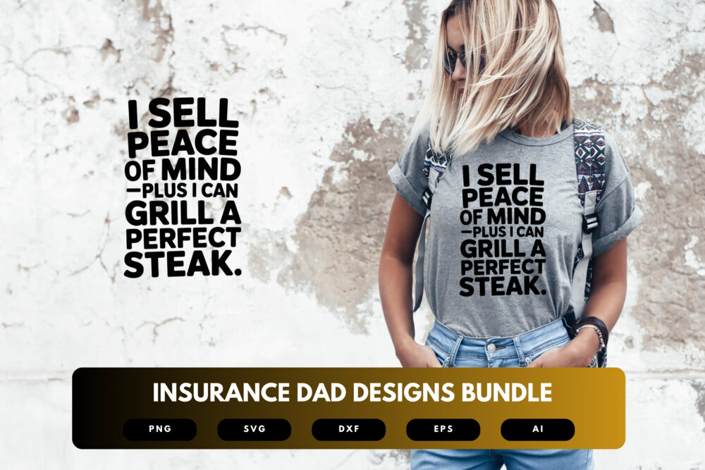 Insurance Dad SVG Bundle | Funny Insurance Agent Quotes, Dad Life Cut Files for Cricut & Sublimation - Image 5