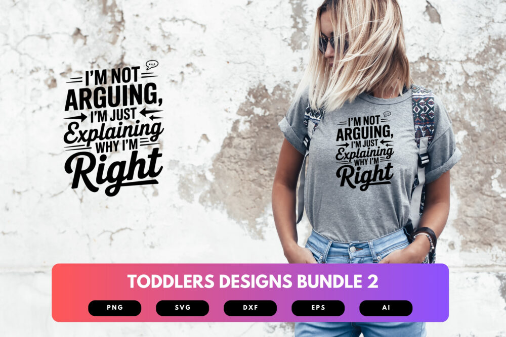 Toddler SVG Bundle | Funny Toddler Quotes, Cute Baby Clipart for Cricut & Sublimation - Image 5