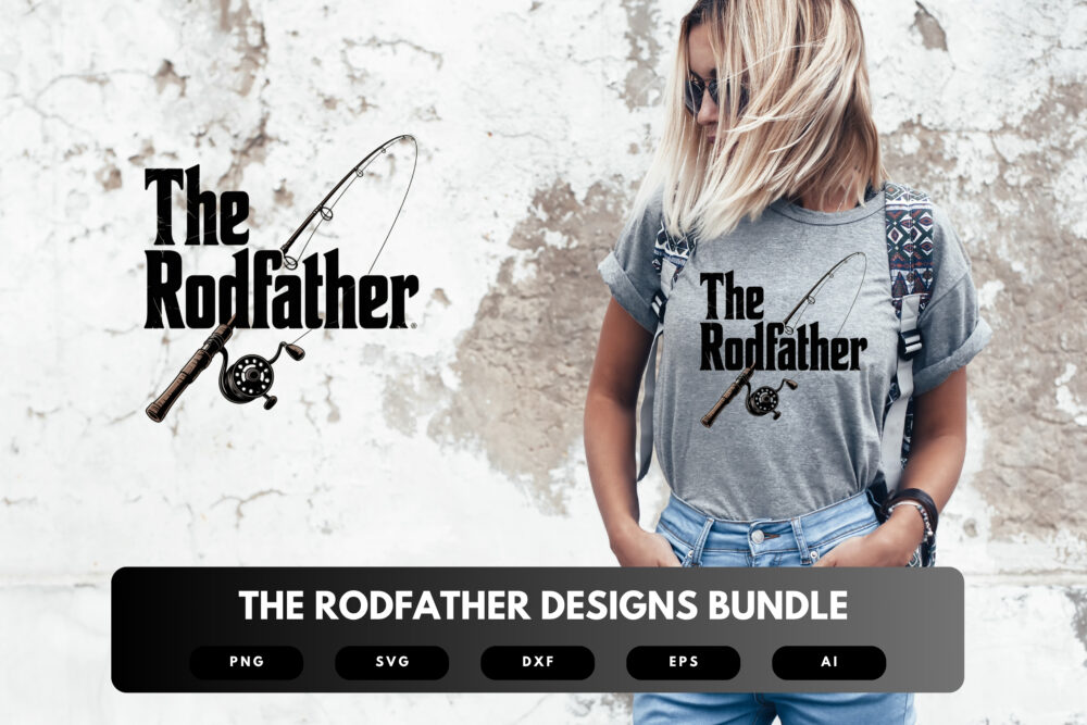The Rodfather SVG Bundle | Funny Fishing Quotes, Angler Cut Files for Cricut & Sublimation - Image 5