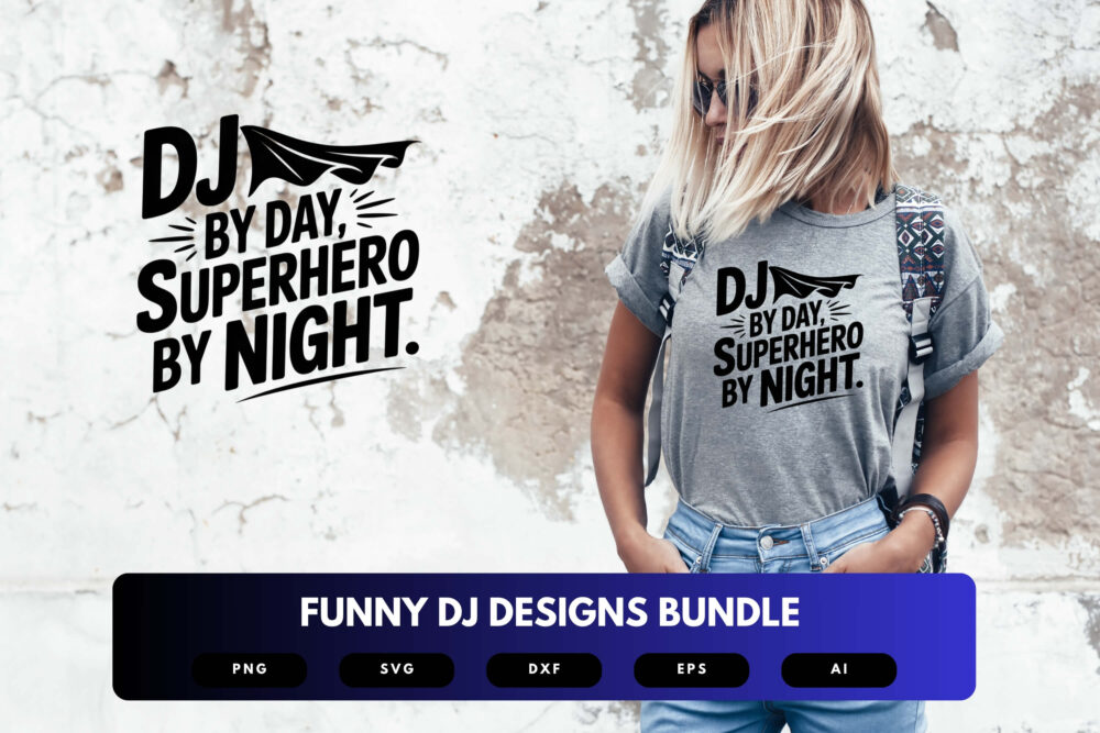 Funny DJ SVG Bundle | Hilarious Music and Party Quote Designs, DJ Clipart Cut Files for Cricut & Sublimation - Image 3