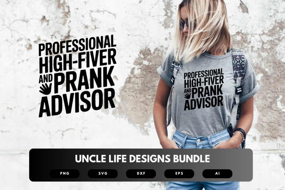 Uncle Life SVG Bundle | Funny Uncle Quotes, Family Clipart , Silhouette Cut Files for Cricut & Sublimation - Image 5