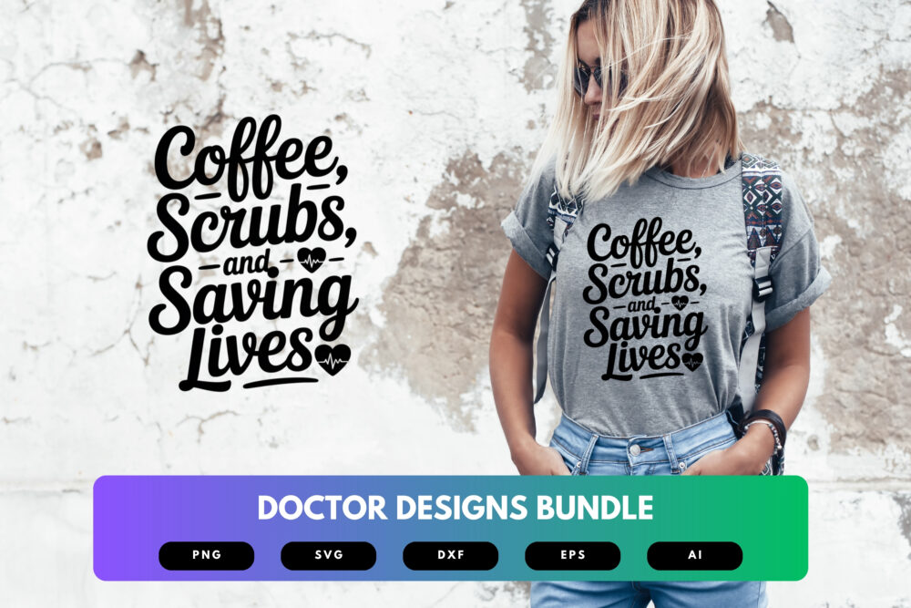 Doctor SVG Bundle | Funny Medical Quotes, Healthcare Clipart , Silhouette Cut Files for Cricut & Sublimation - Image 6
