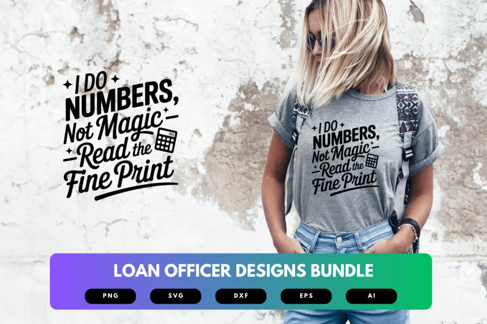 Loan Officer SVG Bundle | Mortgage Lender Clipart, Finance Quotes , Sales Cut Files for Cricut & Sublimation - Image 6