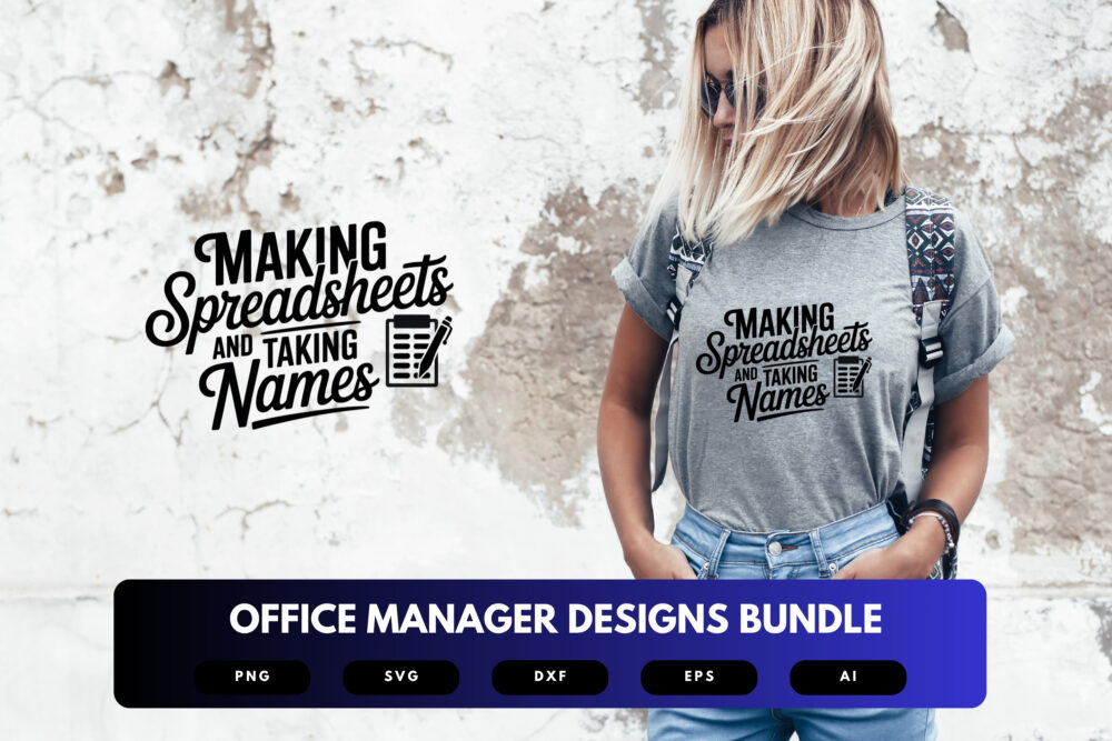 Office Manager SVG Bundle | Administrative Professional Clipart, Office Quotes , Manager Life Cut Files for Cricut & Sublimation - Image 6