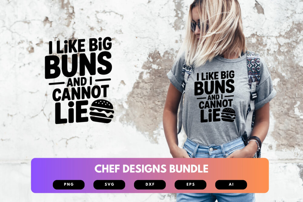 Chef SVG Bundle | Cooking Clipart, Kitchen Silhouette Cut Files for Cricut & Sublimation - Image 6