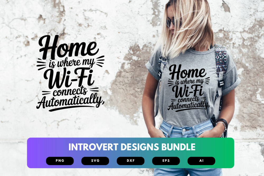 Introvert SVG Bundle | Funny Anti-Social Quotes , Quiet Life Cut Files for Cricut, Sublimation & DIY Crafts - Image 6