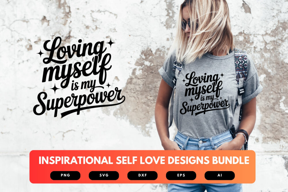 Inspirational Self Love SVG Bundle | Motivational Quotes Clipart, Positive Affirmation Cut Files for Cricut & Sublimation - Image 6