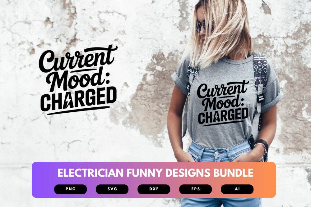 Electrician SVG Bundle | Funny Electrical Quotes , Tools Clipart for Cricut, Sublimation & T-Shirts - Image 6