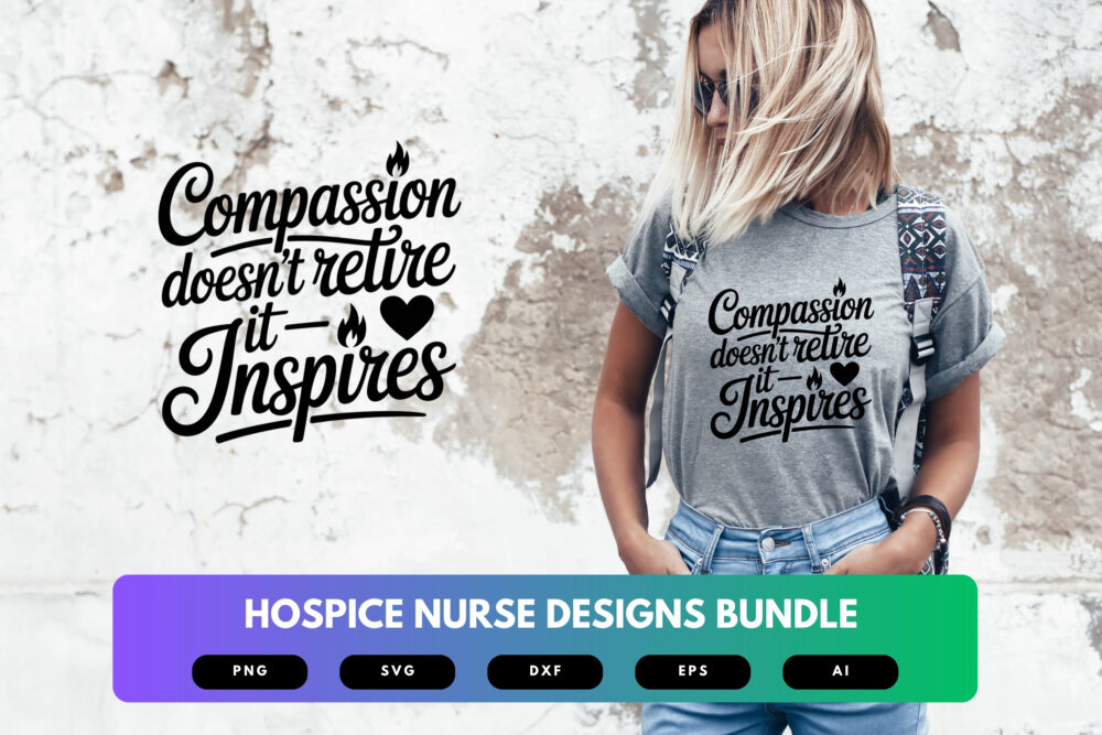 Hospice Nurse SVG Bundle | Nurse Life Quotes, Medical Clipart , Cut Files for Cricut & Sublimation - Image 6