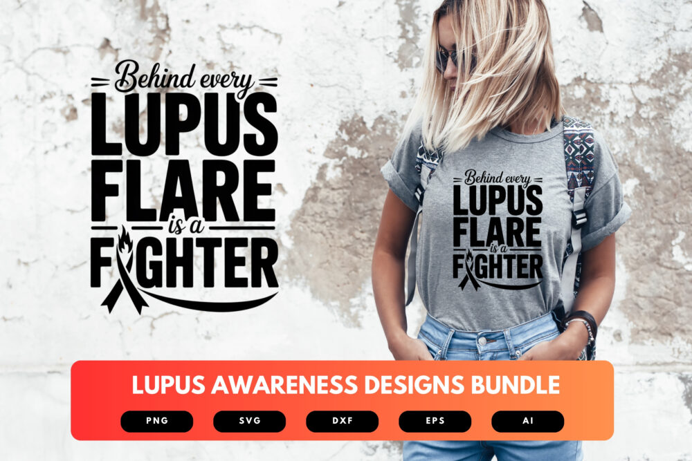 Lupus Awareness SVG Bundle | Purple Ribbon Clipart, Support Quotes , Cut Files for Cricut & Sublimation - Image 6