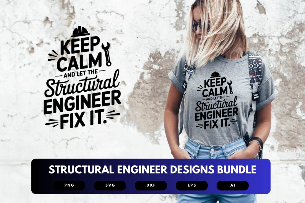 Structural Engineer SVG Bundle | Engineering Clipart, Structural Design Quote Cut Files for Cricut & Sublimation - Image 6