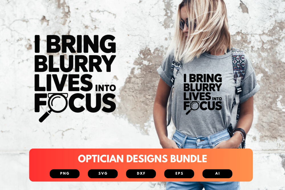 Optician SVG Bundle | Eyewear Clipart, Eye Care Silhouette Cut Files for Cricut & Sublimation - Image 6