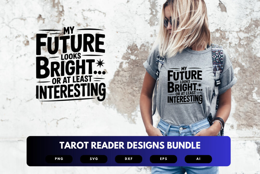 Tarot Reader SVG Bundle | Mystic Card Clipart, Fortune Teller Silhouette Cut Files for Cricut & Sublimation - Image 6
