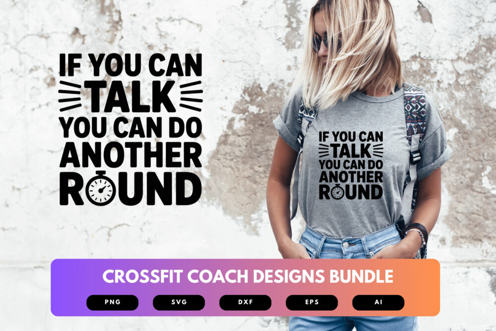 CrossFit Coach SVG Bundle | Fitness Trainer Quotes , Workout Cut Files for Cricut & Sublimation - Image 6