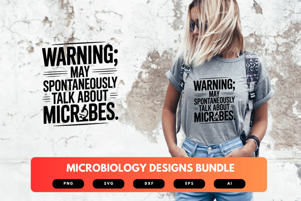 Microbe Biofactory Svg Microbiology SVG Bundle | Science Clipart, Microbe Illustrations ...