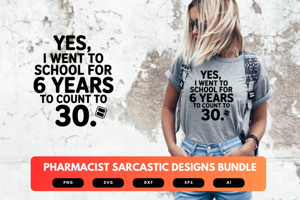 Pharmacist SVG Bundle | Sarcastic Pharmacy Quotes, Funny Pharmacist Cut Files for Cricut & Sublimation - Image 6
