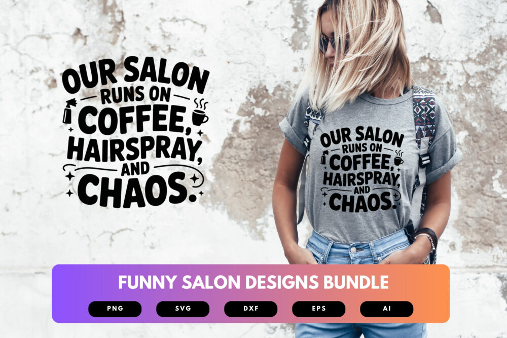 Funny Salon SVG Bundle | Hair Stylist Clipart, Beauty Quote Cut Files for Cricut & Sublimation - Image 6