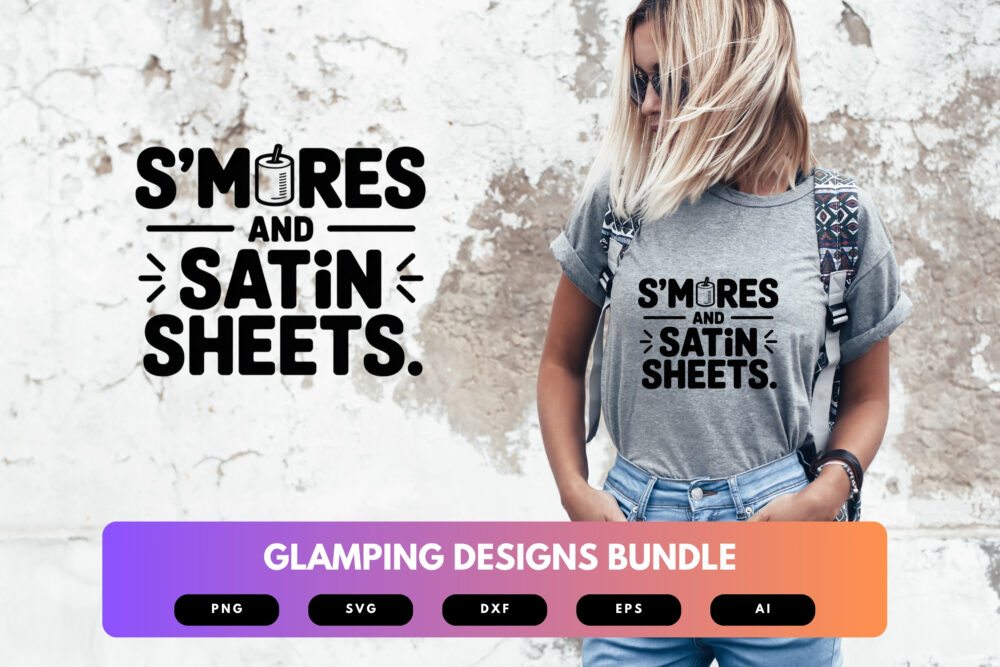 Glamping SVG Bundle | Glam Camping Clipart, Outdoor Adventure Cut Files for Cricut & Sublimation - Image 6