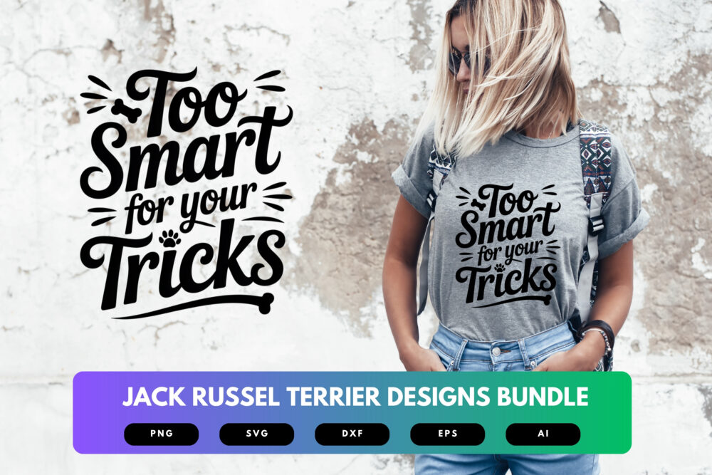 Jack Russell Terrier SVG Bundle | Dog Clipart, Energetic Pet Silhouette Cut Files for Cricut & Sublimation - Image 6