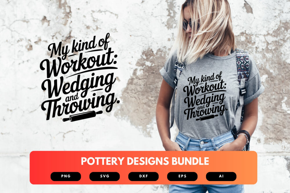 Pottery SVG Bundle | Ceramic , Clay Art Cut Files for Cricut, Sublimation & Craft Projects - Image 6