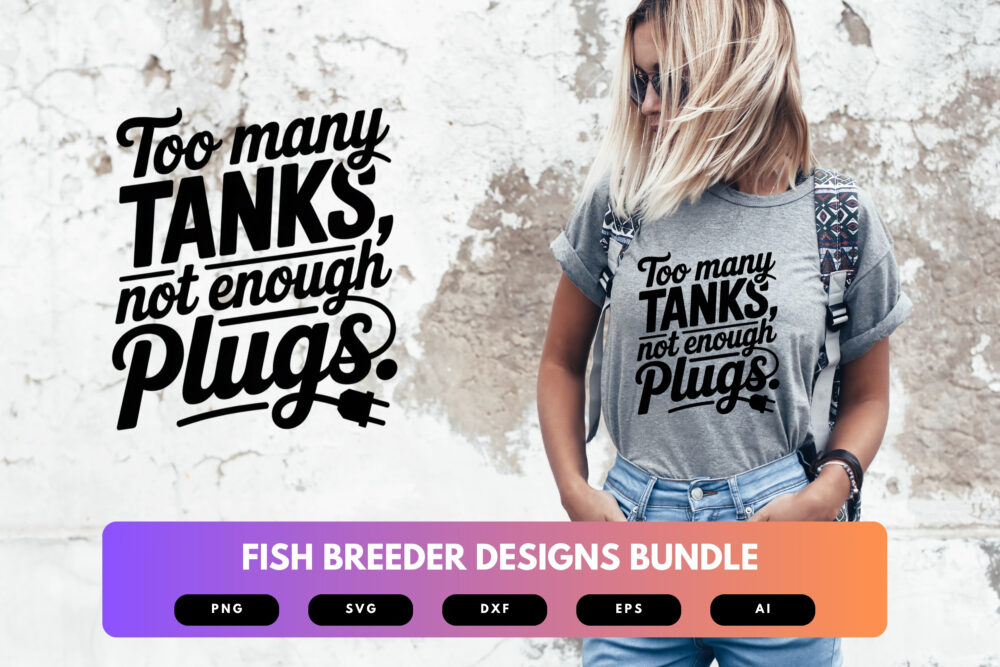 Fish Breeder SVG Bundle | Aquaculture , Aquarium Hobbyist Cut Files for Cricut, Sublimation & Apparel - Image 6