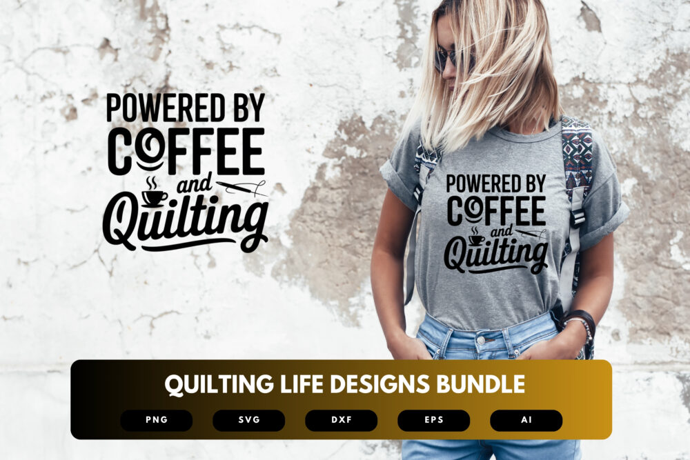 Quilting Life SVG Bundle | Cozy Sewing Quotes, Patchwork Clipart and Fabric Crafter Cut Files for Cricut & Sublimation - Image 5