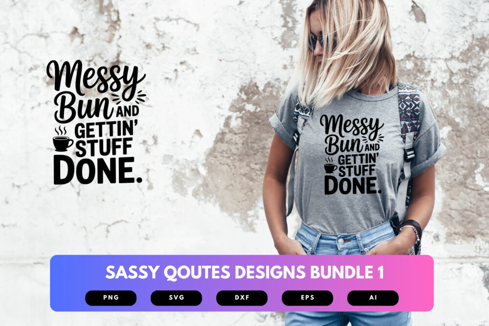 Sassy Quotes SVG Bundle | Funny Attitude Clipart, Bold Typography Cut Files for Cricut & Sublimation - Image 5