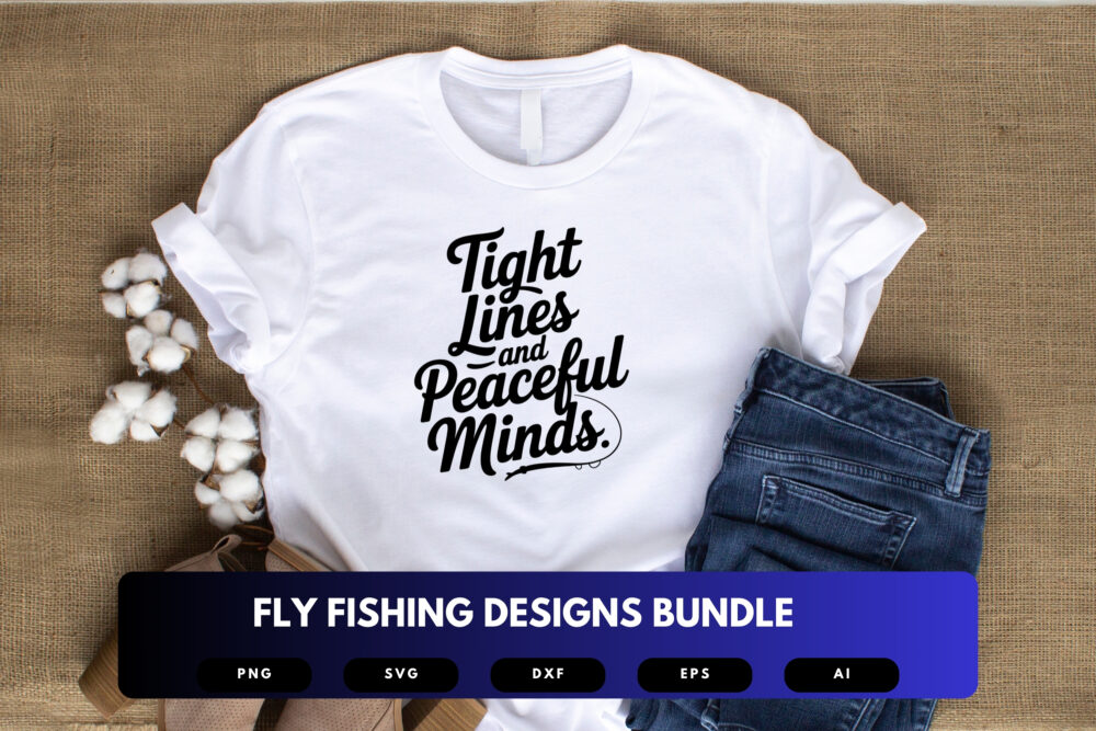 Fly Fishing SVG Bundle | Angler Clipart, Trout Silhouette Cut Files for Cricut & Sublimation - Image 4