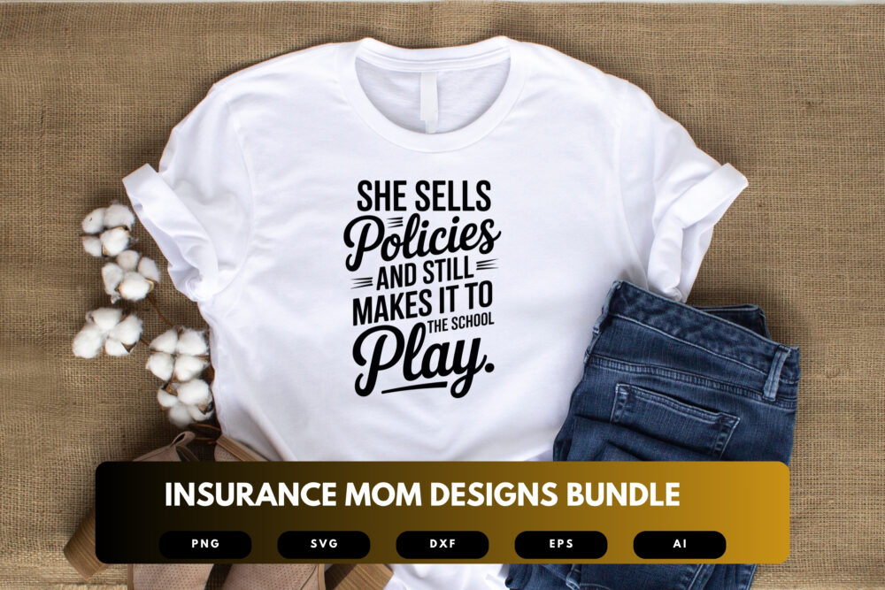 Insurance Mom SVG Bundle | Funny Insurance Agent Quotes, Mom Life Cut Files for Cricut & Sublimation - Image 4