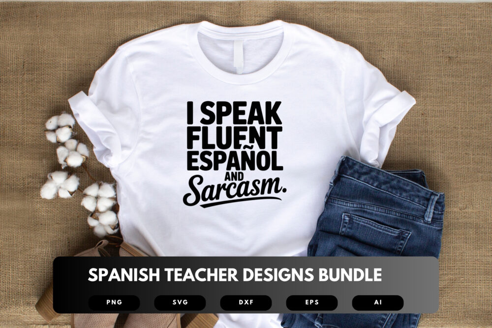Spanish Teacher SVG Bundle | Bilingual Classroom Quotes, Language Cut Files for Cricut & Sublimation - Image 4
