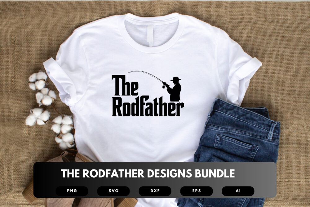 The Rodfather SVG Bundle | Funny Fishing Quotes, Angler Cut Files for Cricut & Sublimation - Image 4