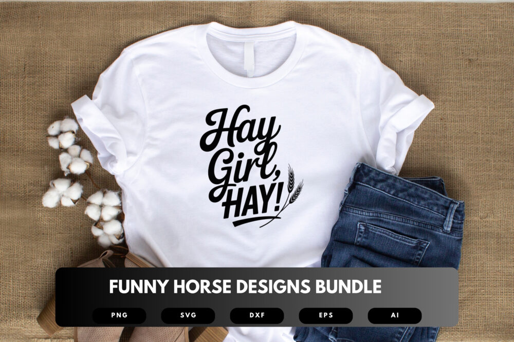 Funny Horse SVG Bundle | Equestrian Quotes, Farm Animal Clipart Cut Files for Cricut & Sublimation - Image 5